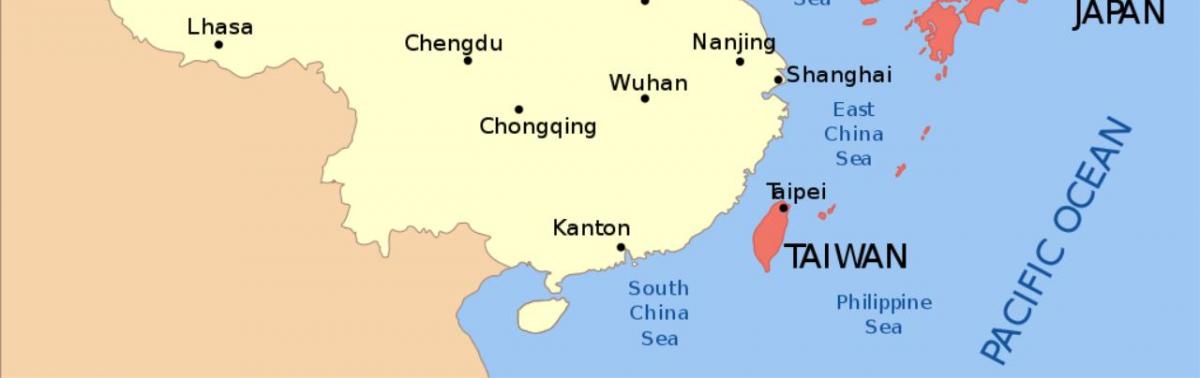 карта юга Китая